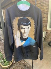 Vintage Spock Star Trek Sweatshirt 1991 Tag Large