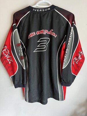 Y2K Reebok Allen Iverson i3 Motocross Longsleeve Jersey Bad