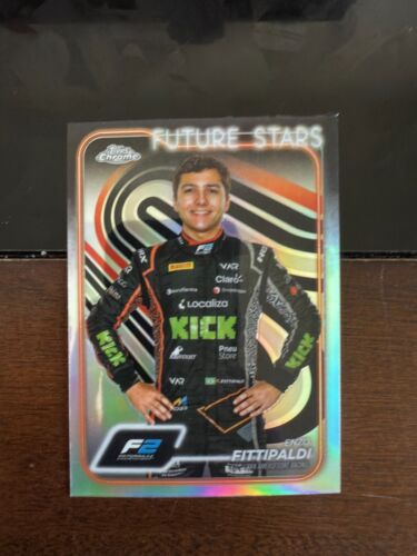 Enzo Fittipaldi 2024 Topps Chrome F1 #39 Future Stars Refractor