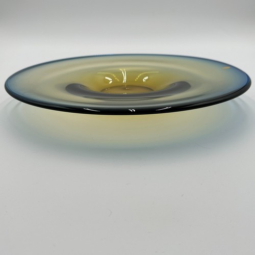 Vintage Zbigniew Horbowy Plate from the 'Baltyk' series Blue Yellow Poland 1 pcs - Picture 4 of 7