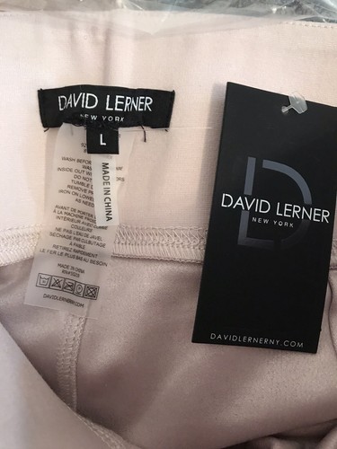 David Lerner Leggings with Waist Tie Sise L - Picture 4 of 4