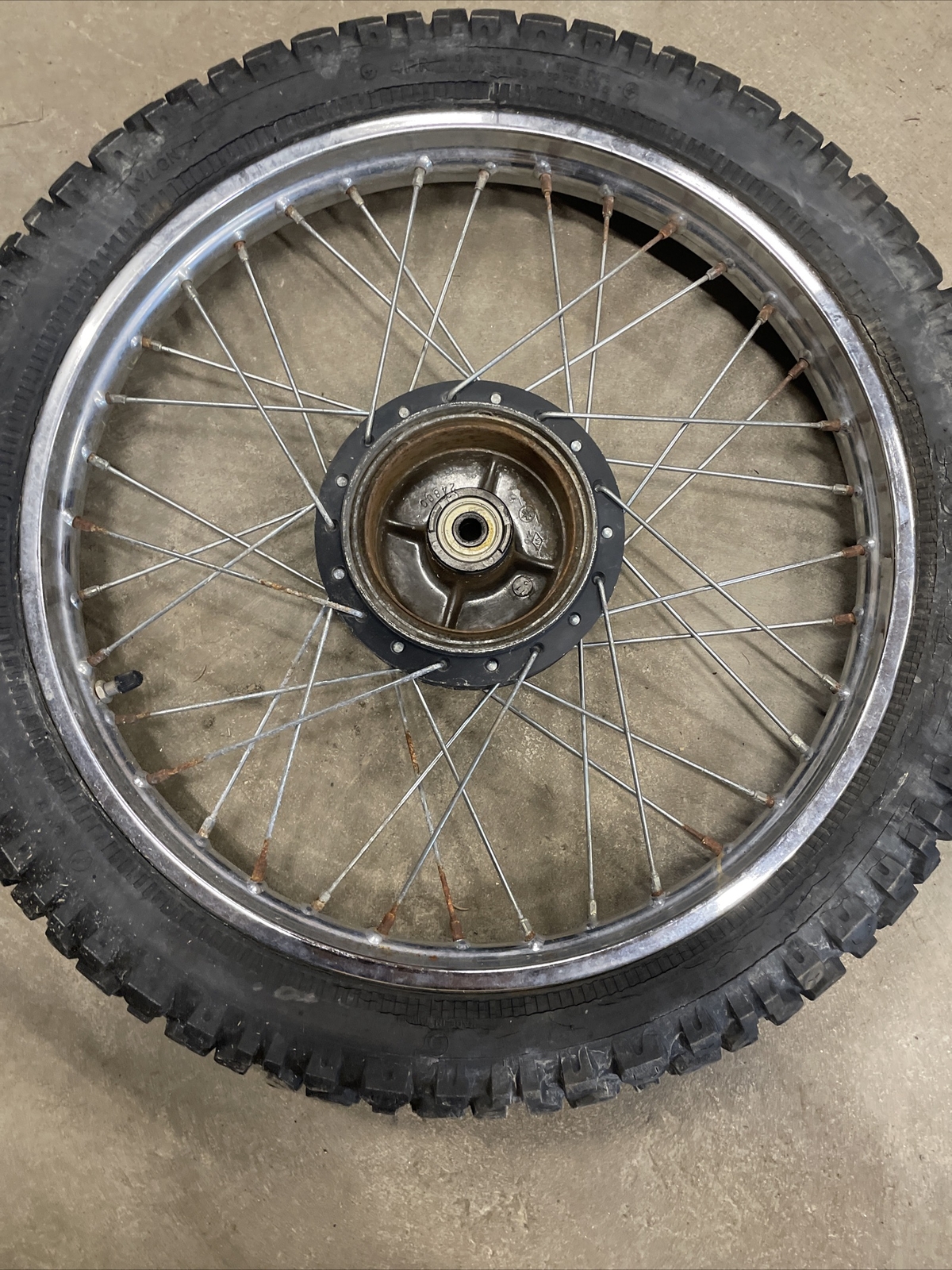 1990 YAMAHA RT 100 TRAIL BIKE FRONT WHEEL EBay 1990-yamaha-rt-100-trail-bike-front-wheel-ebay