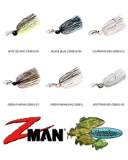 Z-MAN Chatterbait Jack Hammer Stealth Blade Jig 1/2oz (CBSB12) Any 6 Colors