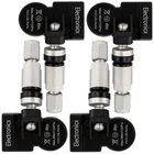 Silver Metal TPMS Tire Pressure Sensors for Alfa Romeo Stelvio, Giulia