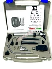 NEW Professional Physician OPHTHALMOSCOPE OTOSCOPE DIAGNOSTIC SET + 4 FREE BULBS