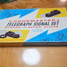 Brumberger Vintage Codemaster Telegraph Signal Set Buzzes Flashes Ages 4-11