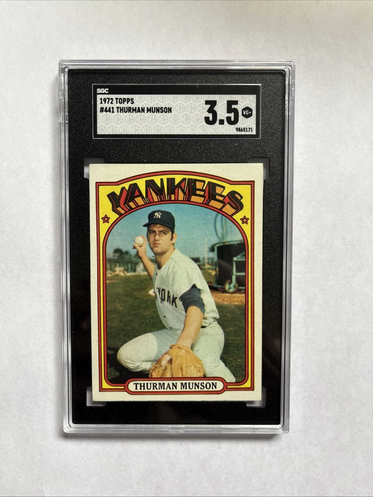 Thurman Munson trading card
