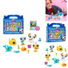 Gen 7 Beach Besties LPS Bobble Head Figures Set - Includes 5 Pets  Accessories