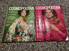 Vintage April 1970 Cosmopolitan Magazine Astrid Heeren & September 1969