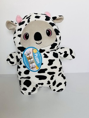 Toy Box Plush Collection Stuffed Animal Cow Koala Black White Soft Plushie