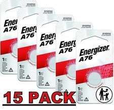 Energizer 357 Batteries 15 PACK 303 EPX76 SR44SW AG13 LR44 D357H 228 J 280-62