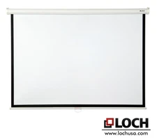 Loch High Contrast Gray 106" diagonal Manual Pull Down Projection Screen