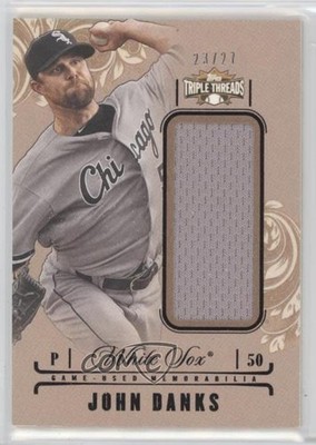 2014 Topps Triple Threads Unity Single Jumbo Relics Sepia 23/27 John Danks 10ou