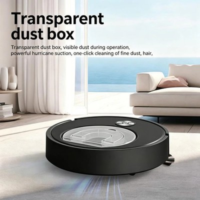 Robot Vacuum Cleaner 3-in-1 Sweeping, Vacuuming & Mopping With Visual Large Dus