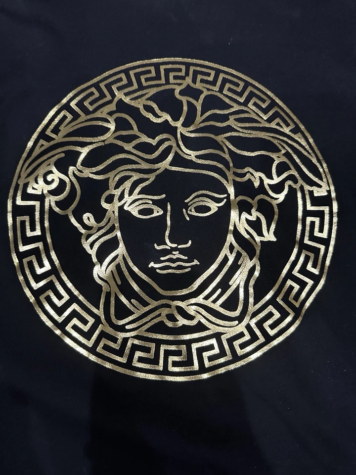 Suéter Versace Medusa Negro y Dorado Talla 44 Foto 4 de 4