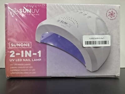 SUNUV SUNONE 2-in-1 UV LED Nail Lamp White NEW/SEALED