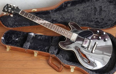 Semi-Acoustic Electric Guitar Gibson ES-339 Trans Ebony 2022 USA S