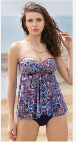 Neu mit Etikett Profile by Gottex Tankini Oberteil Fly Away Gr. 14