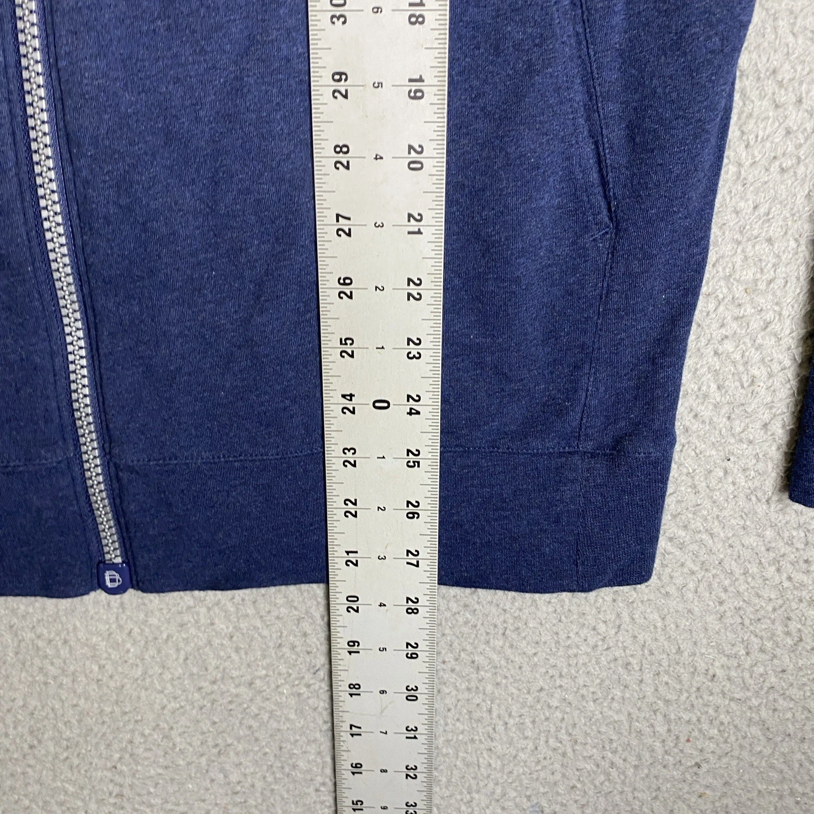 B Draddy Mara Jacket Mens Large Blue Full Zip Mock Neck MCC Logo Golf Preppy - product detail image 7