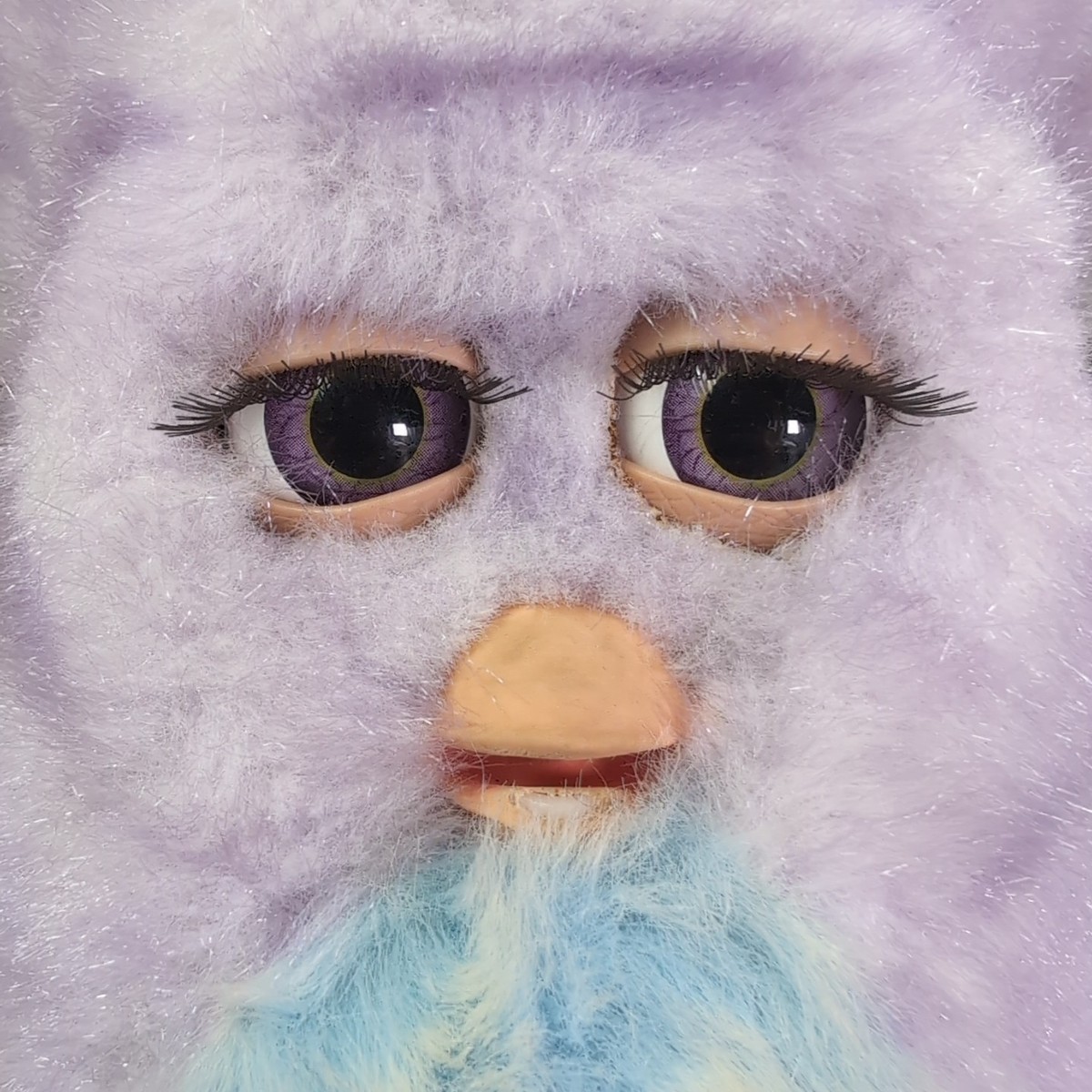 Vtg 2005 Tiger Furby Grapesicle Emoto-tronic Hasbro 59294