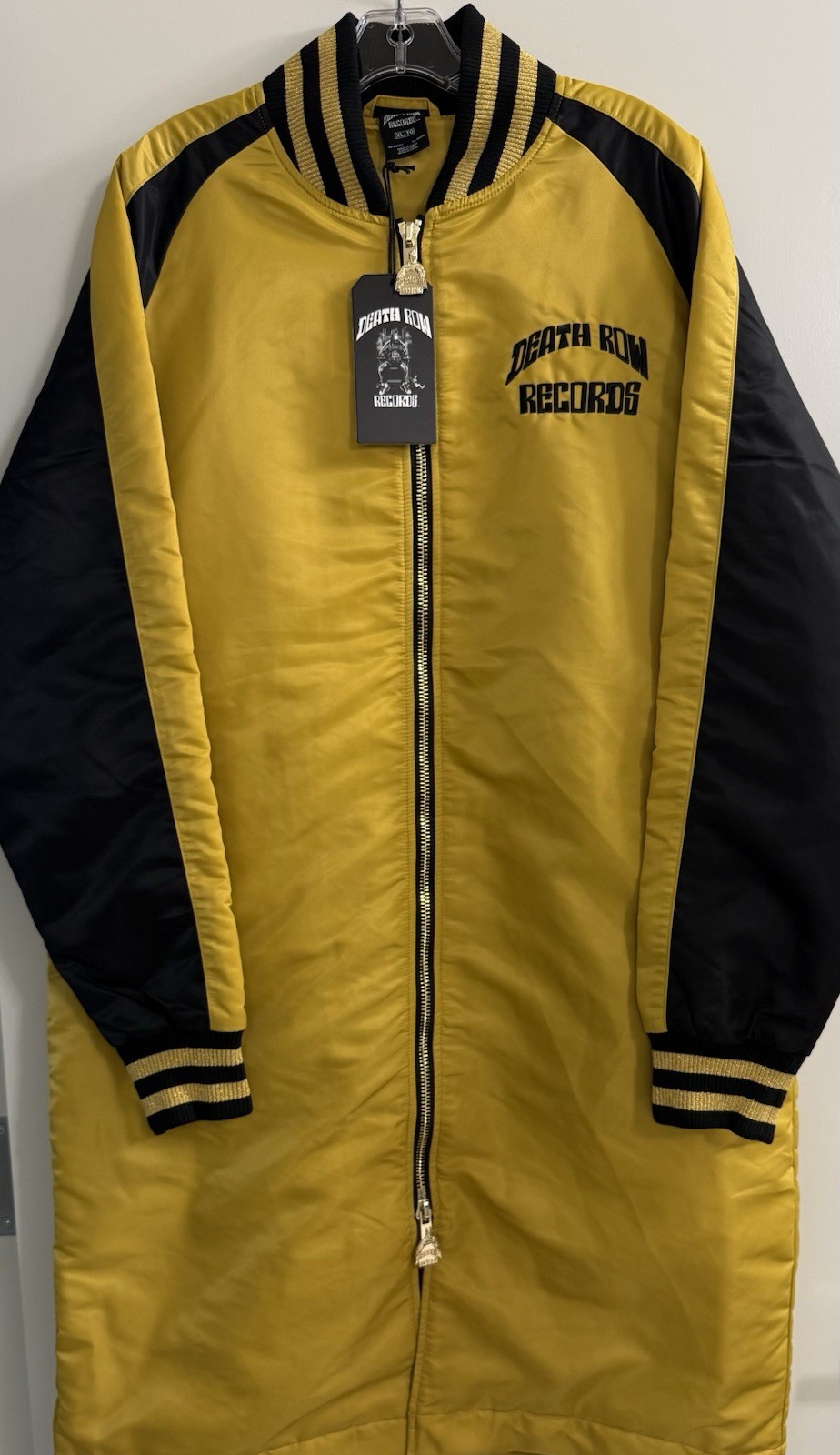 FILA NUOVO Death Row Records Giacca Bomber Lungo Uomo Edizione Limitata Tg XL Snoop Dogg