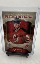 2006-07 SP Game Used Edition Authentic Rookies Travis Zajac #132 Gold /100 (RC)