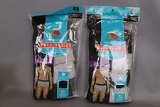 Fruit of the Loom Men's 4pk Breathable Cotton Briefs, black/gray, Small