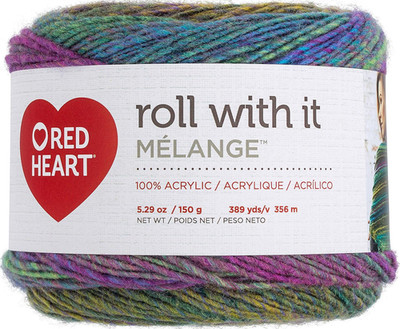 Red Heart Roll with it Melange Catwalk