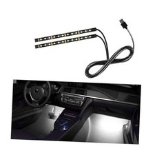 Car LED Strip Light, 24 LEDs RGB Neon Interior 24 LED, USB Port White
