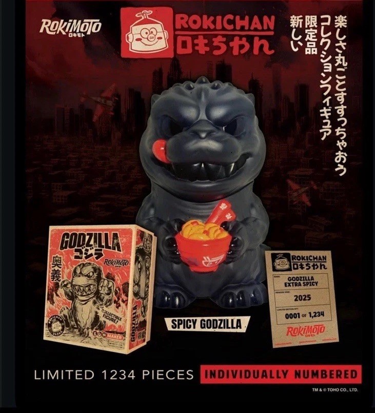 Dcon 2025 Exlclusive Rokimoto Rokichan Godzilla Figure Limited