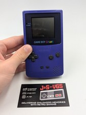 Nintendo Game Boy Color Grape   Tested Working   Handheld Console Only
