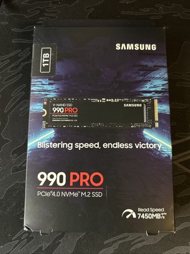 Samsung 990 PRO 1TB NVMe M.2 SSD - PCIe Gen 4 - Brand New Sealed - Never Used
