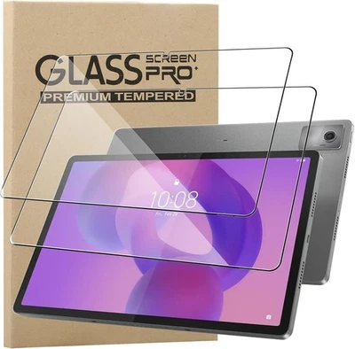 BNBUKLTD® For Lenovo Idea Tab Plus Screen Protector Tempered Glass 12.1 Inch 9H Clear