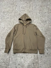 Alo Women’s Everyday Full Zip Hoodie XS Gravel Brown