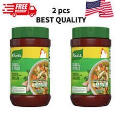 Knorr Granulated Chicken Bouillon 32oz Jar Pack of 2 Shelf Stable Seasoning Powd