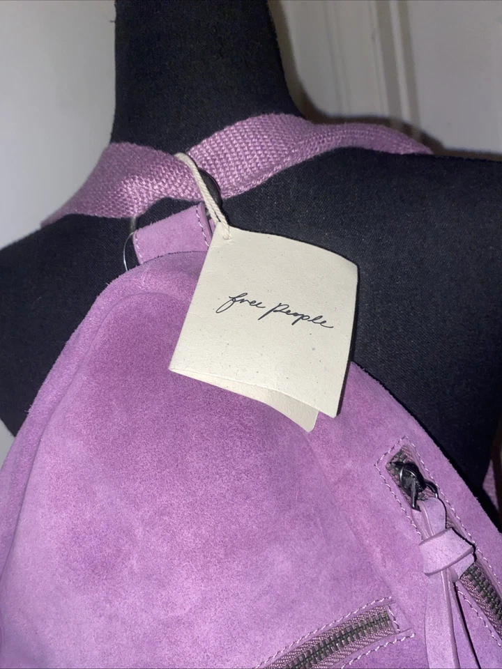 Mochila Free People de gamuza tamaño mediano 16 x 12 Foto 4 de 4