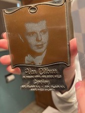Vintage Printing Plate Sioux Falls SD Symphony Van Cliburn Rare
