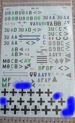 AIMS Decal Bf 110 Stab 110 1: 72 