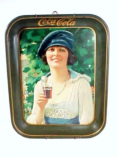 Vintage Coca-Cola "Golfer Girl"? Advertising Tray