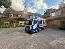 CHERRY PICKER ACCESS PLATFORM  TRUCK MOUNTED ACCESS MEWP HIRE 30 METER