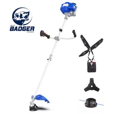 52 Cc Gas 2-Stroke 2-In-1 Brush Cutter and String Hand Held Trimmer