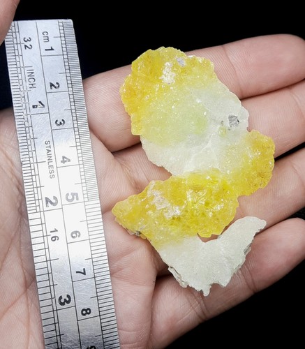 Natural Yellow / White Brucite Crystal From Balochistan Pakistan. - Picture 6 of 6