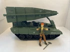 Bridge Layer Toss And Cross G I Joe 1984 Hasbro Vehicle Incomplete + Figure Arah