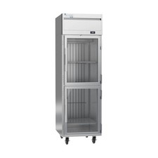 Victory VERSA-1D-HG-HC 26" 1-Section Reach-In Refrigerator w/ 2 Glass Half Do...