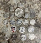 29gram (1.02 OZ) Assorted Fractional Collectible Silver Lot :Rounds & Bars