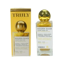 TRULY Golden Glaze Luxury Body Oil 3.1 fl oz / 90 ml Vegan Clean Cruelty Free