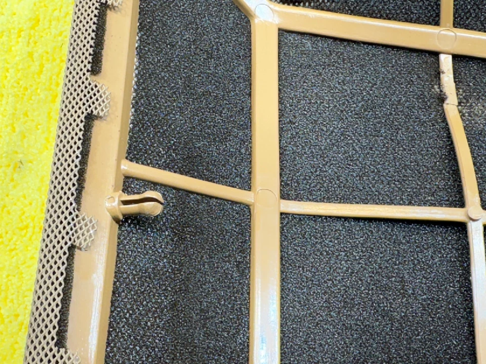 Original Mercedes 86-91 C126 W126 Tapa Cubierta Trasera R Pass PALOMINO Altavoz 1 Cubierta Foto 3 de 4