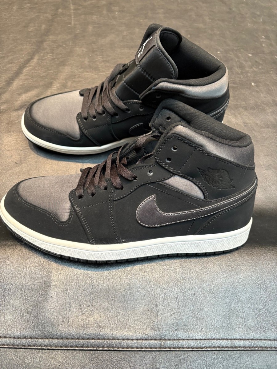 Nike Air Jordan 1 Retro Mid SE Shoes 2019 Black Anthracite White