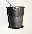 Civil War Era Soldier's Collapsible Pewter Cup, Antique Folding Cup !
