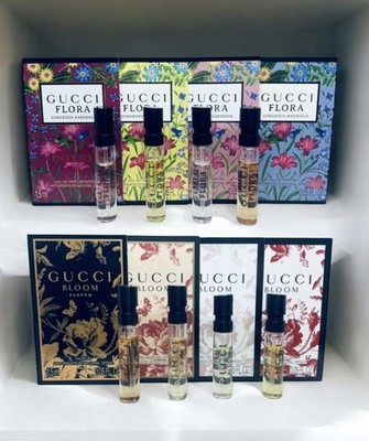 Gucci Flora & Bloom Collection For Women Sample Spray 8pc Set